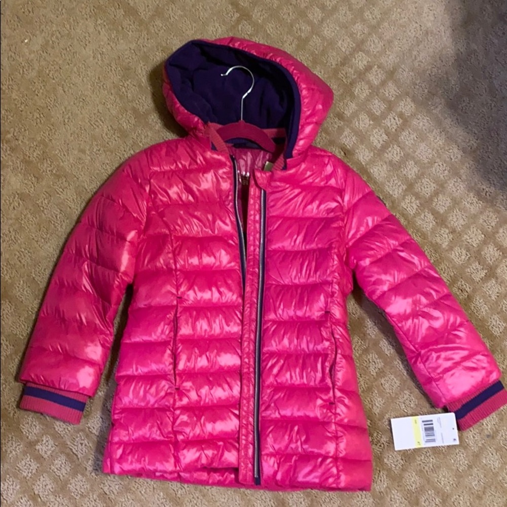 MK Fuschia Girls Coat